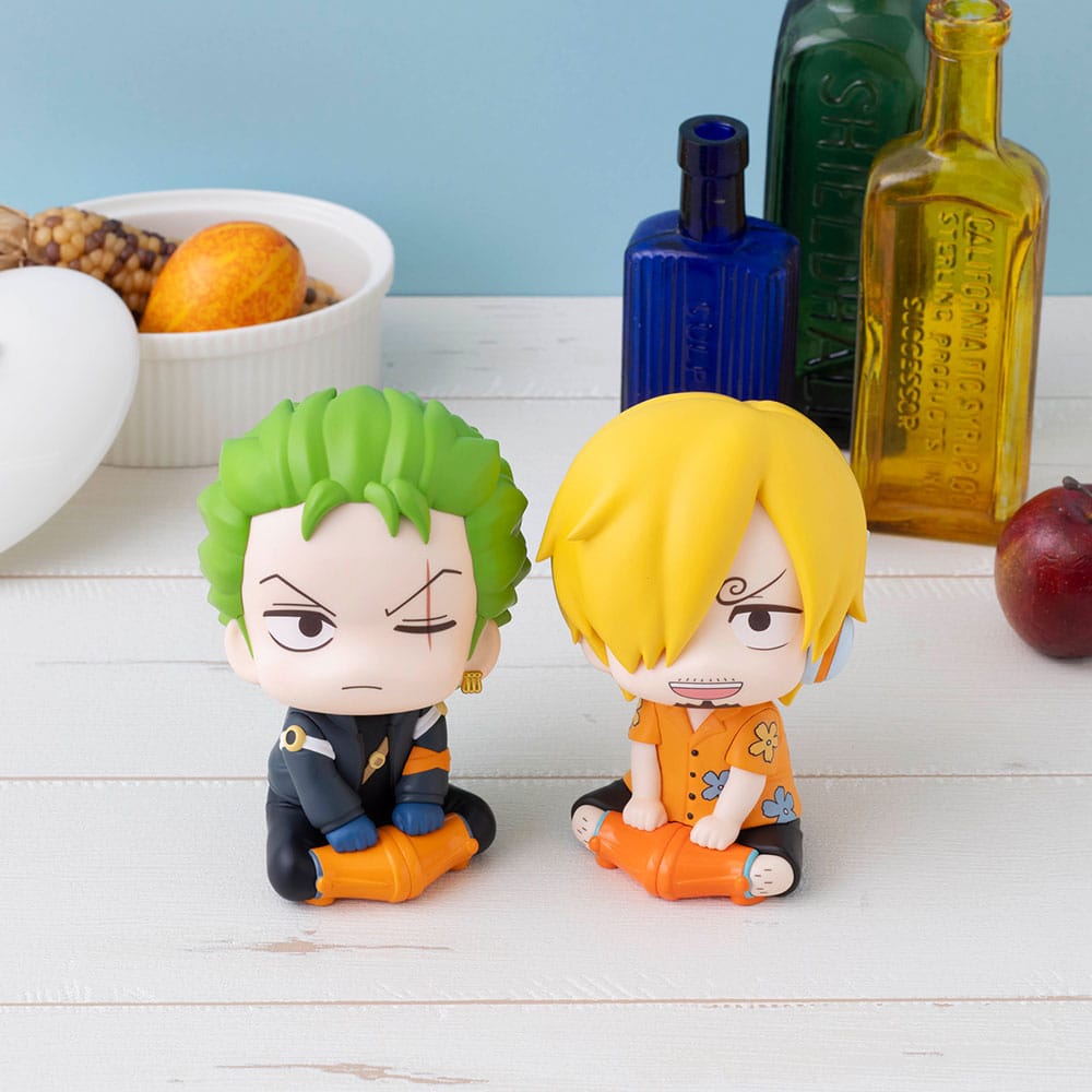 One Piece Look Up PVC Statues Roronoa Zoro & Sanji Future Island Egghead Ver. 11 cm (with gift) 4535123843686