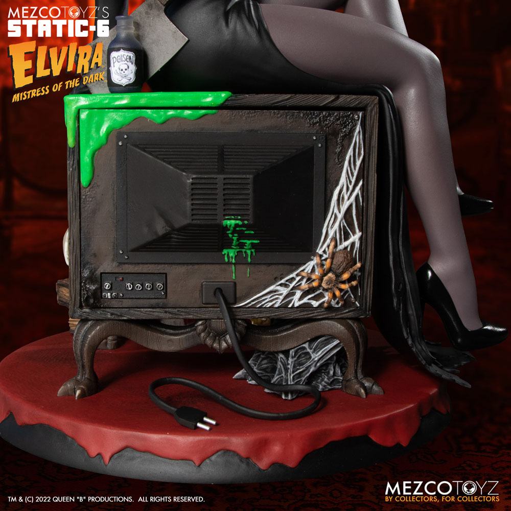 Elvira Mistress of the Dark Static-6 PVC Statue 1/6 Elvira 42 cm 0696198140163