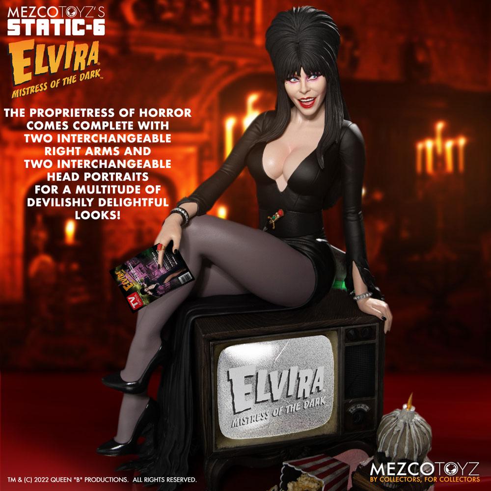 Elvira Mistress of the Dark Static-6 PVC Statue 1/6 Elvira 42 cm 0696198140163