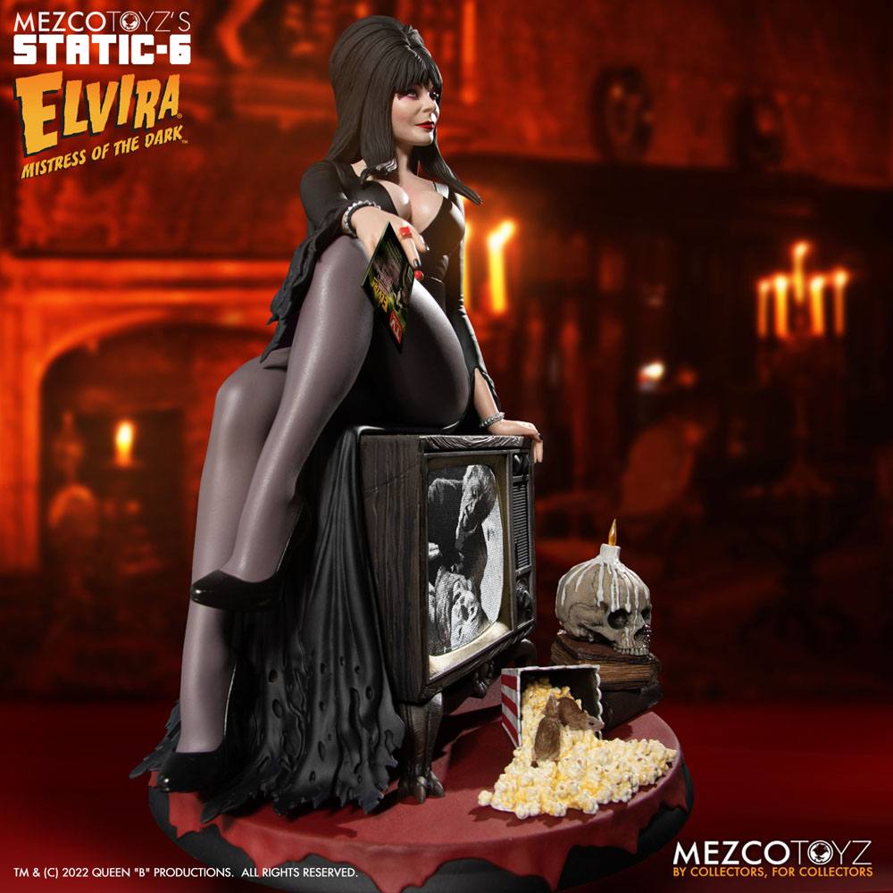 Elvira Mistress of the Dark Static-6 PVC Statue 1/6 Elvira 42 cm 0696198140163