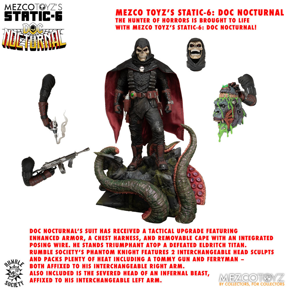 Original Character Static-6 PVC Statue 1/6 Rumble Society - Doc Nocturnal 38 cm 0696198140231