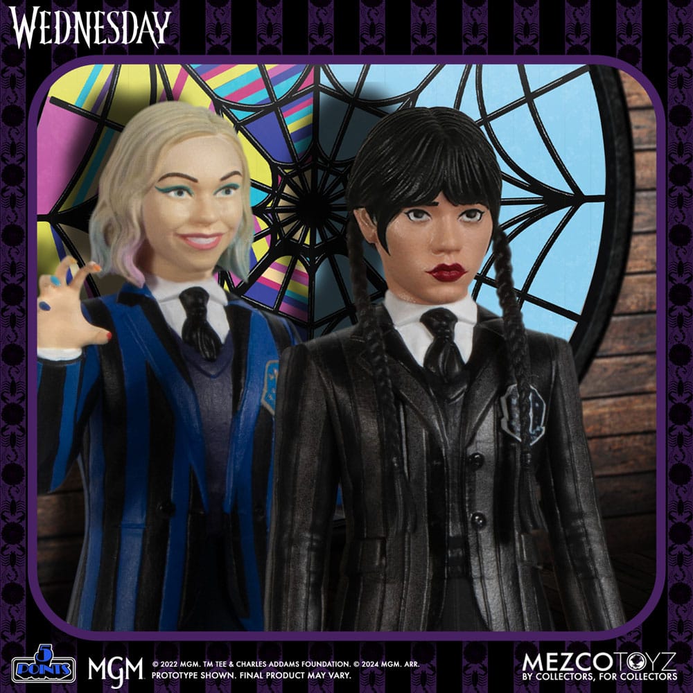 Wednesday 5 Points Figure Wednesday & Enid Boxed Set 10 cm 0696198170467