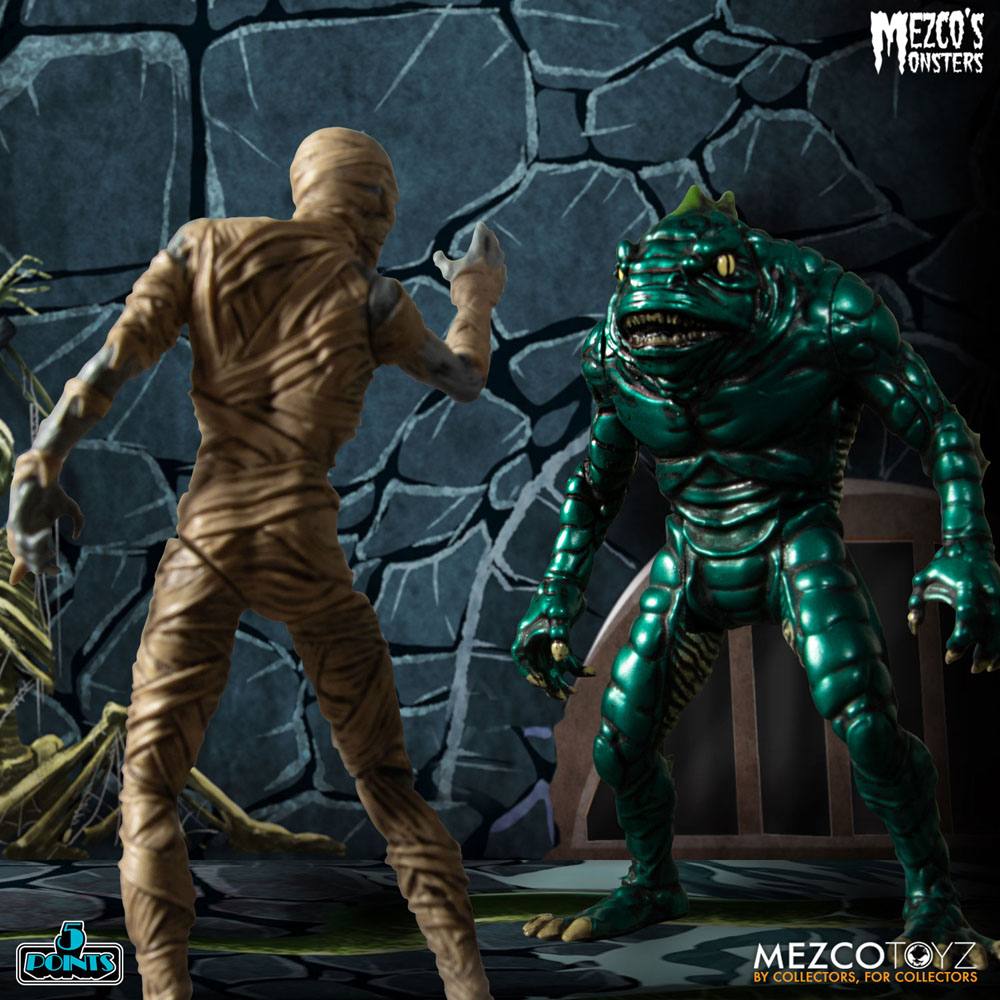 Mezco's Monsters 5 Points Action Figures Tower of Fear Deluxe Set 9 cm 0696198180237