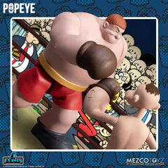 Popeye 5 Points Deluxe Figure Set Popeye & Oxheart 9 cm 0696198180954