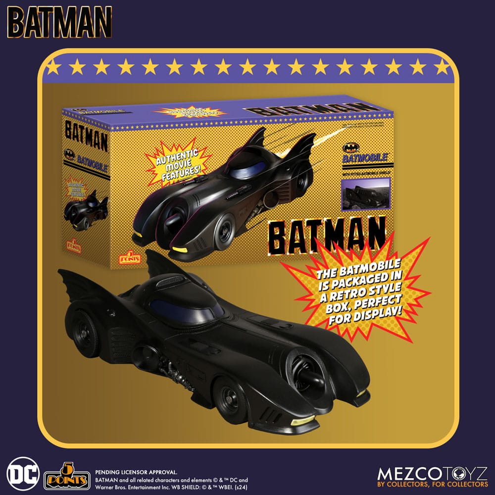 Batman (1989) 5 Points Vehicle Batmobile 0696198181876