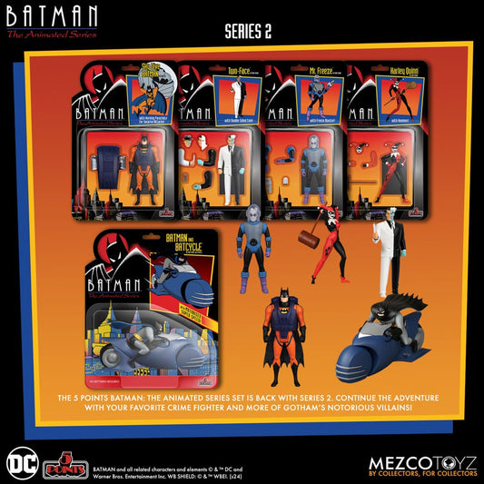 Batman: The Animated Series 2 5 Points Action Figures Deluxe Box Set 9 cm 0696198182132