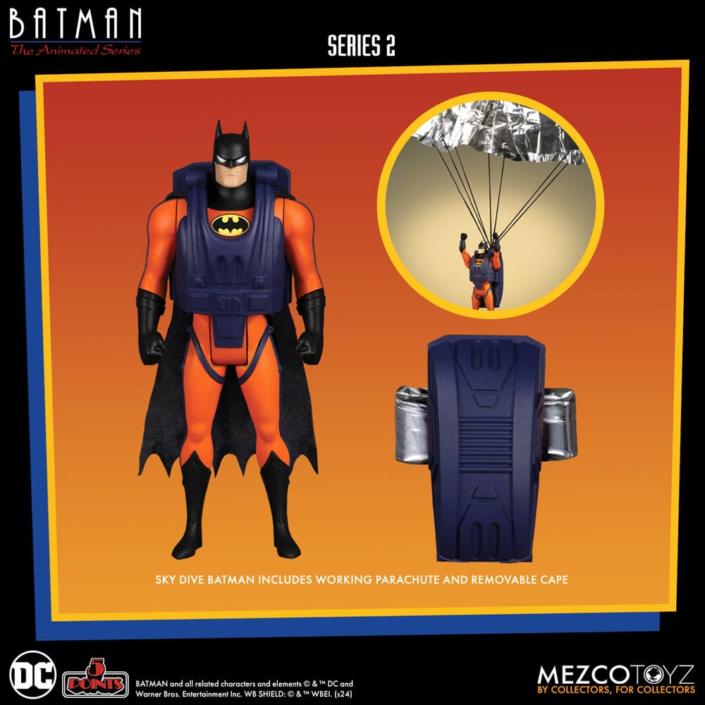 Batman: The Animated Series 2 5 Points Action Figures Deluxe Box Set 9 cm 0696198182132