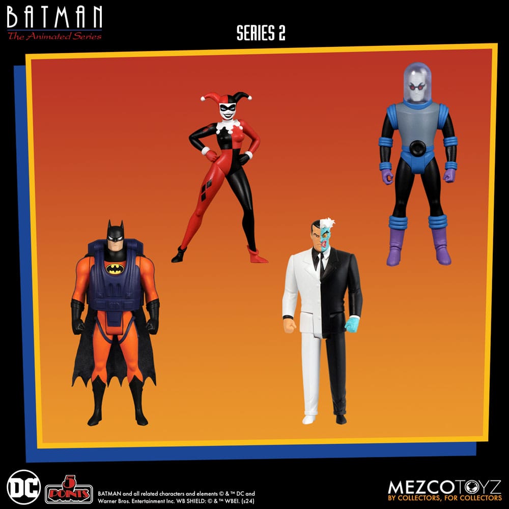 Batman: The Animated Series 2 5 Points Action Figures Deluxe Box Set 9 cm 0696198182132