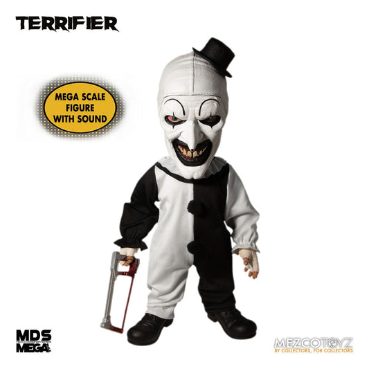 Terrifier MDS Mega Scale Plush Doll Art the Clown with Sound 38 cm 0696198240207