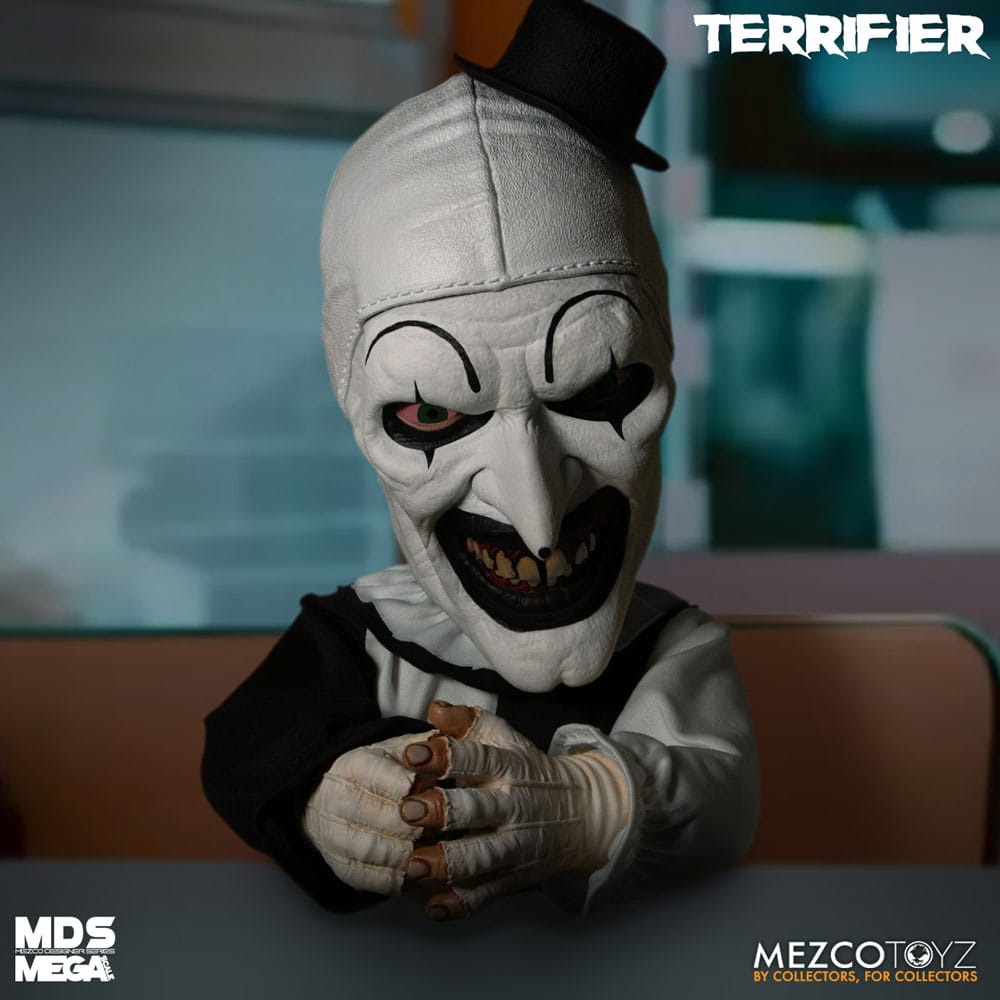 Terrifier MDS Mega Scale Plush Doll Art the Clown with Sound 38 cm 0696198240207