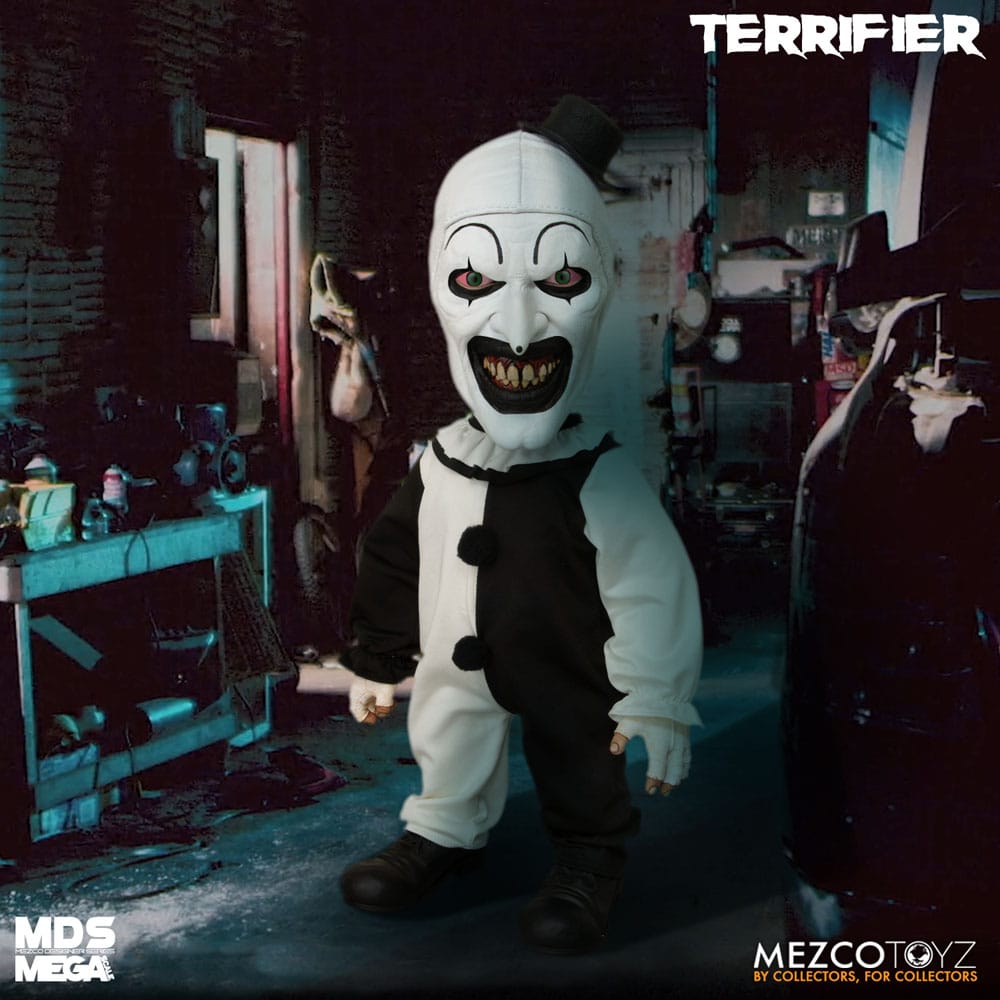 Terrifier MDS Mega Scale Plush Doll Art the Clown with Sound 38 cm 0696198240207