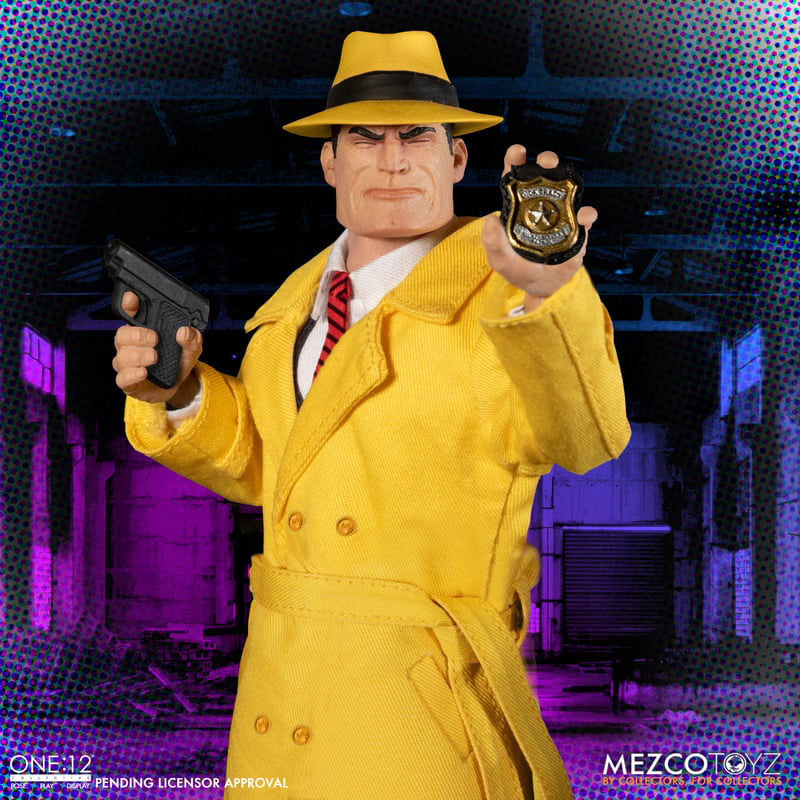 Dick Tracy Action Figures 1/12 Dick Tracy vs Flattop Box Set 17 cm 0696198700527