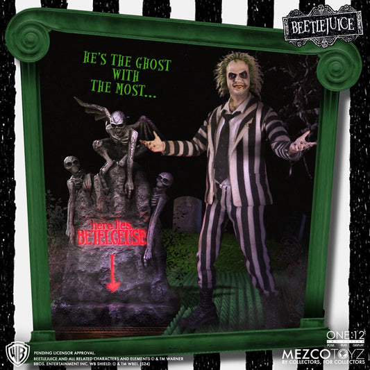 Beetlejuice Action Figure 1/12 Beetlejuice Deluxe Edition 18 cm 0696198725025