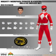 Mighty Morphin Power Rangers Action Figures 1/12 Fantastic Four Deluxe Steel Box Set 16 - 17 cm 0696198754704