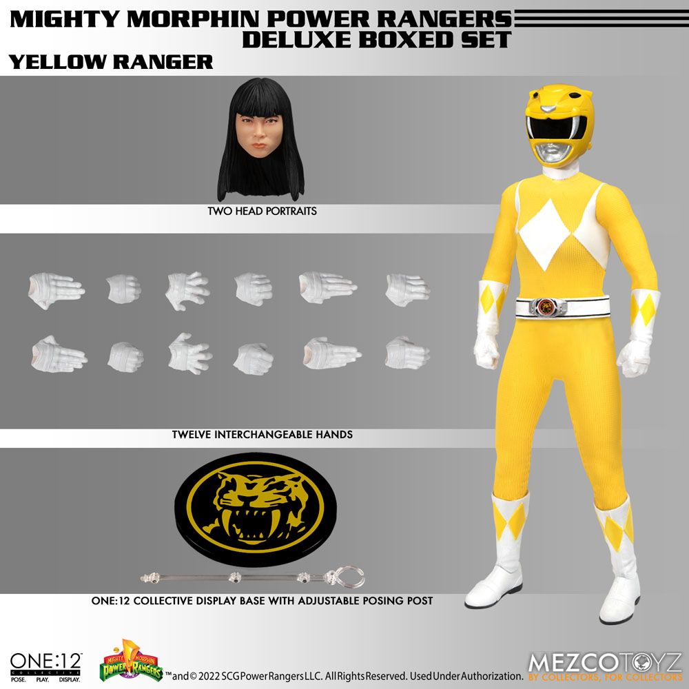 Mighty Morphin Power Rangers Action Figures 1/12 Fantastic Four Deluxe Steel Box Set 16 - 17 cm 0696198754704