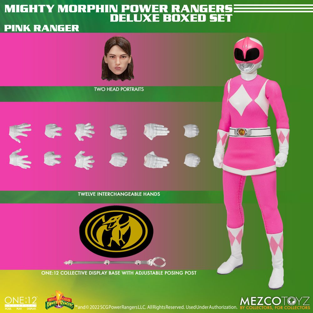 Mighty Morphin Power Rangers Action Figures 1/12 Fantastic Four Deluxe Steel Box Set 16 - 17 cm 0696198754704