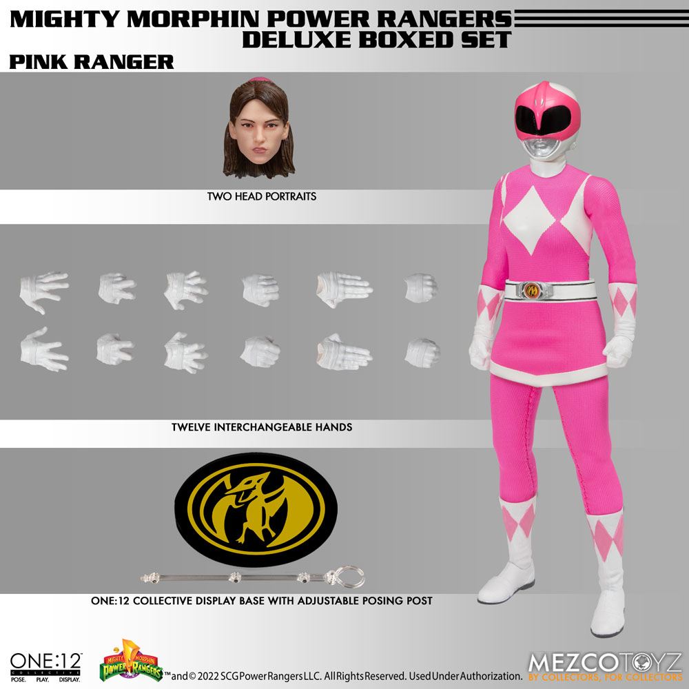 Mighty Morphin Power Rangers Action Figures 1/12 Fantastic Four Deluxe Steel Box Set 16 - 17 cm 0696198754704