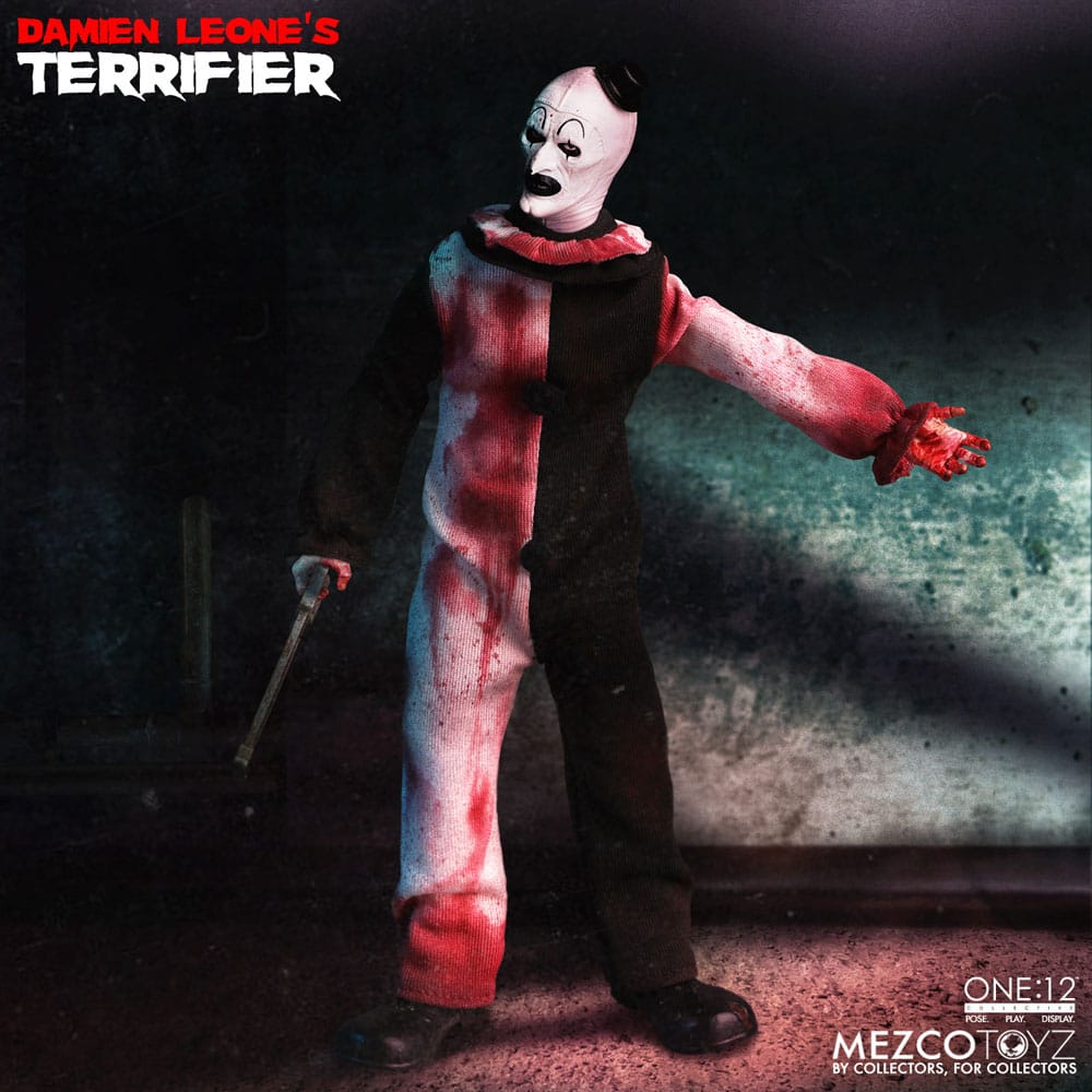 Terrifier Action Figure 1/12 Art the Clown Deluxe Edition 17 cm 0696198754865