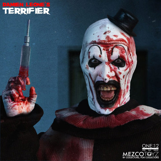 Terrifier Action Figure 1/12 Art the Clown Deluxe Edition 17 cm 0696198754865