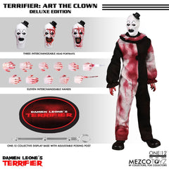 Terrifier Action Figure 1/12 Art the Clown Deluxe Edition 17 cm 0696198754865