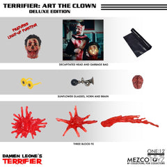 Terrifier Action Figure 1/12 Art the Clown Deluxe Edition 17 cm 0696198754865