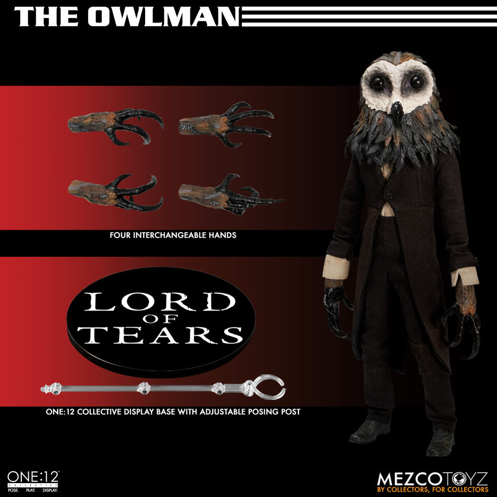 Lord of Tears Action Figure 1/12 The Owlman 17 cm 0696198755008