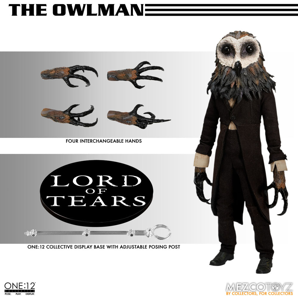 Lord of Tears Action Figure 1/12 The Owlman 17 cm 0696198755008