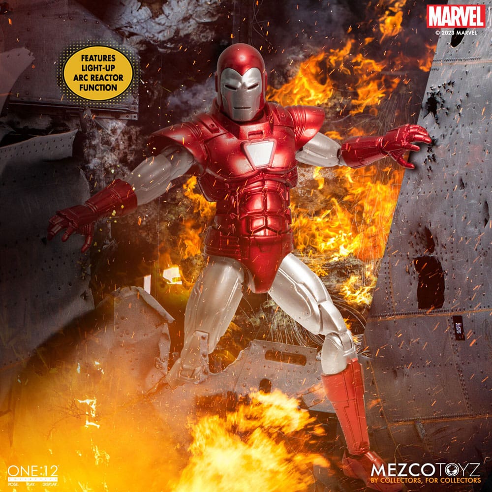 Marvel Action Figure 1/12 Iron Man (Silver Centurion Edition) 16 cm 0696198764925