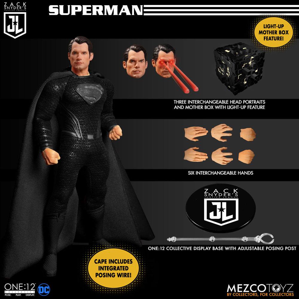 Zack Snyder's Justice League Action Figures 1/12 Deluxe Steel Box Set 15 - 17 cm 0696198767322