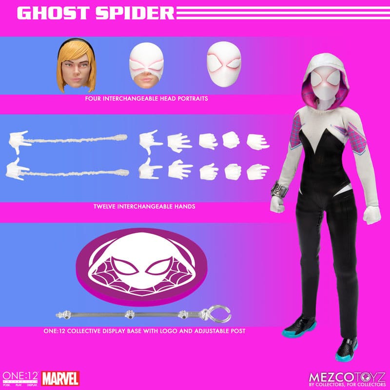 Marvel Action Figure 1/12 Ghost-Spider from Earth-65 16 cm 0696198773101