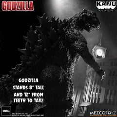 Godzilla (1954) Kaiju Collective Action Figure Godzilla - Black & White Edition 20 cm 0696198776201