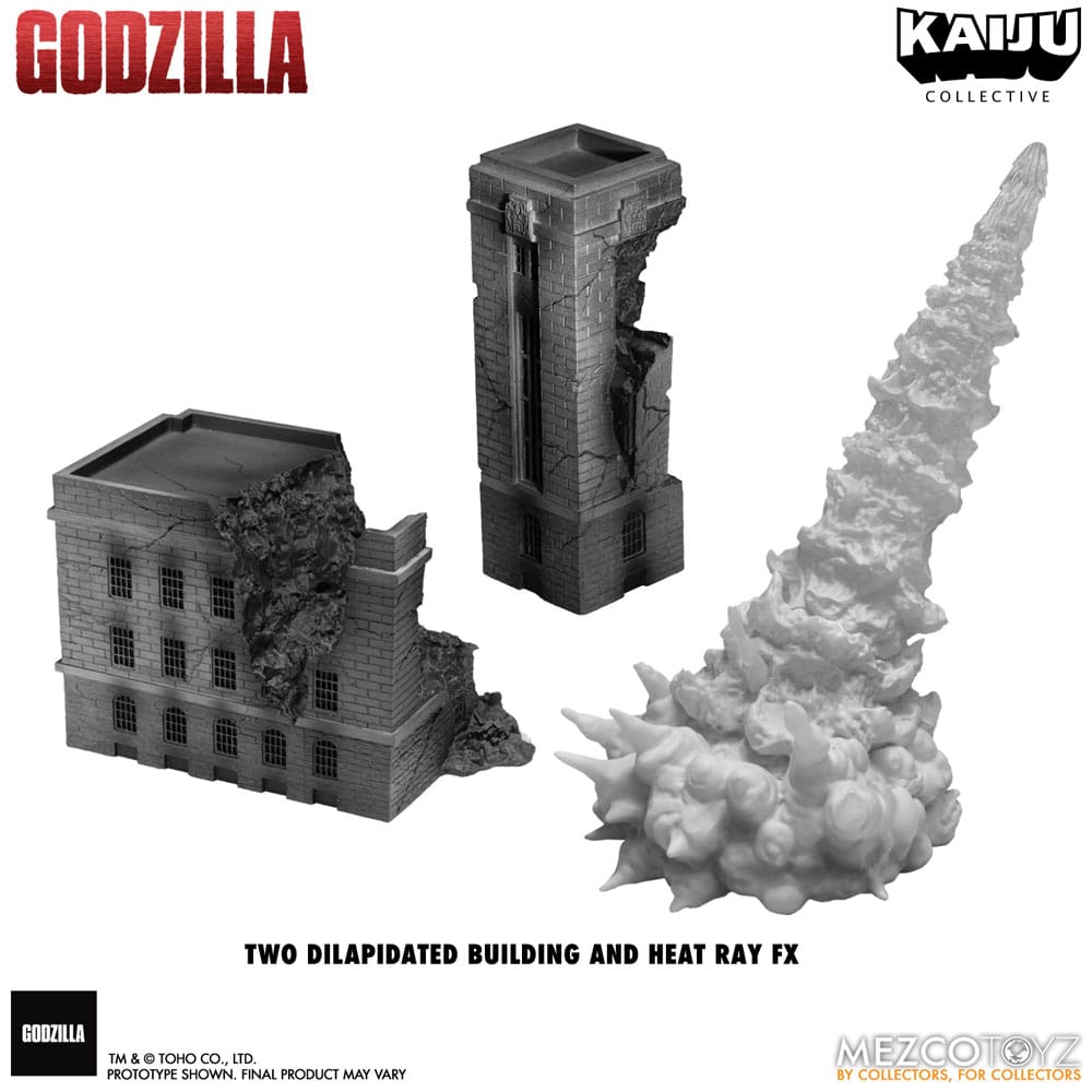 Godzilla (1954) Kaiju Collective Action Figure Godzilla - Black & White Edition 20 cm 0696198776201