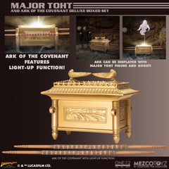 Indiana Jones Action Figure 1/12 Major Toht and Ark of the Covenant Deluxe Boxed Set 16 cm 0696198776560