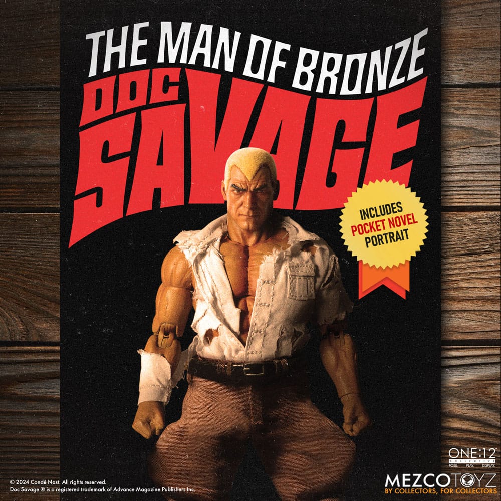 Doc Savage Action Figure 1/12 Doc Savage Deluxe Edition 18 cm 0696198777123