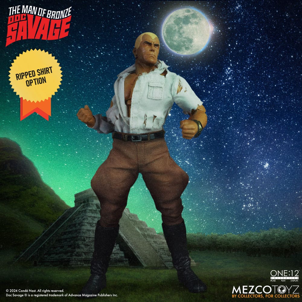 Doc Savage Action Figure 1/12 Doc Savage Deluxe Edition 18 cm 0696198777123