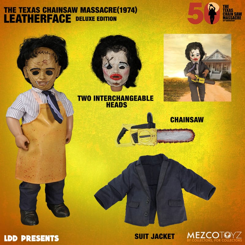 The Texas Chainsaw Massacre (1974) Living Dead Dolls Doll Leatherface Deluxe Edition 27 cm 0696198935332