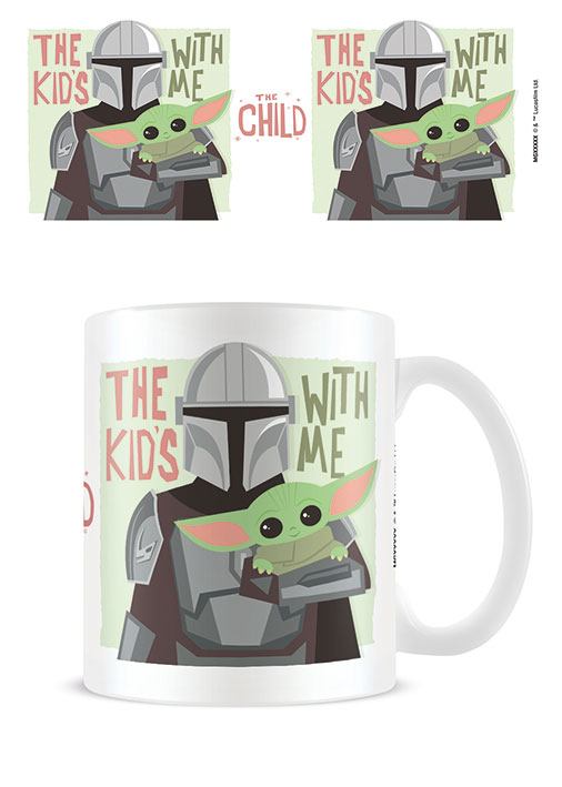 Star Wars The Mandalorian Mug The Kids With Me 5050574262132