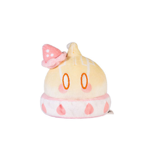 Genshin Impact Slime Sweets Party Series Plush Figure Mutant Electro Slime Strawberry Cake Style 7cm 6975213685518