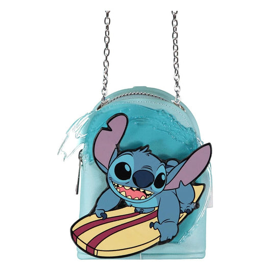 Lilo & Stitch Micro Bag Coin Purse with Keychain Stitch Surfing 8718526407853