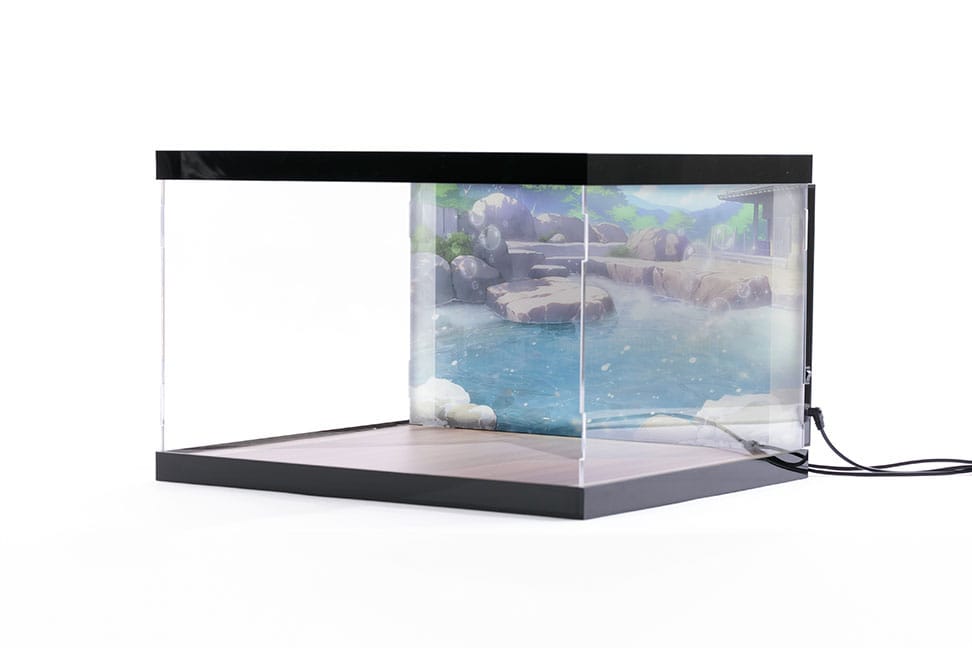 Azur Lane Acrylic Display Case with Lighting for figure Kashino Hot Springs Relaxation 4570178590192