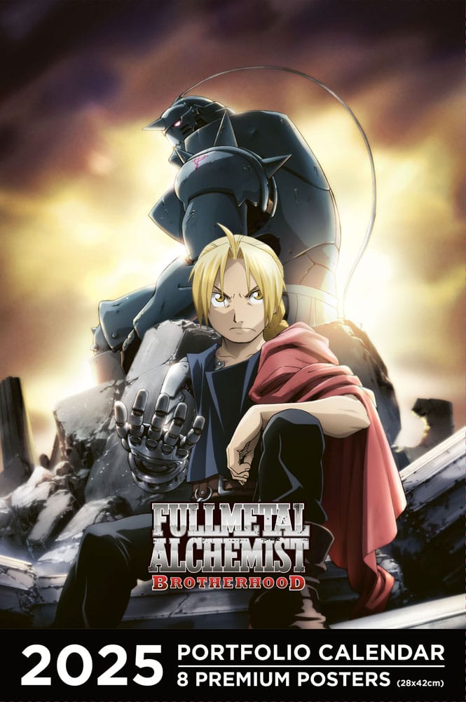 Fullmetal Alchemist Portfolio Calendar 2025 *English Version* 9782376975038