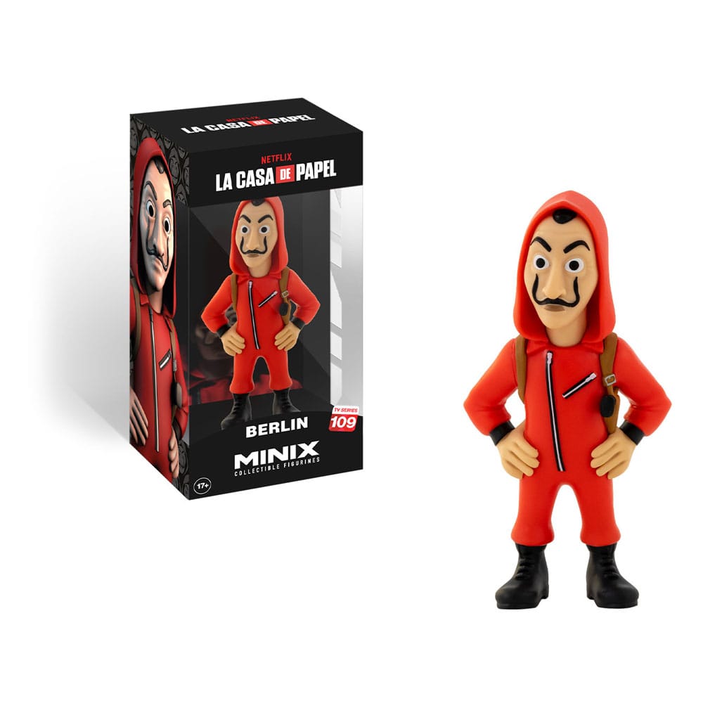 Money Heist Minix Figure Berlin w/ Mask 12 cm 8436605113845