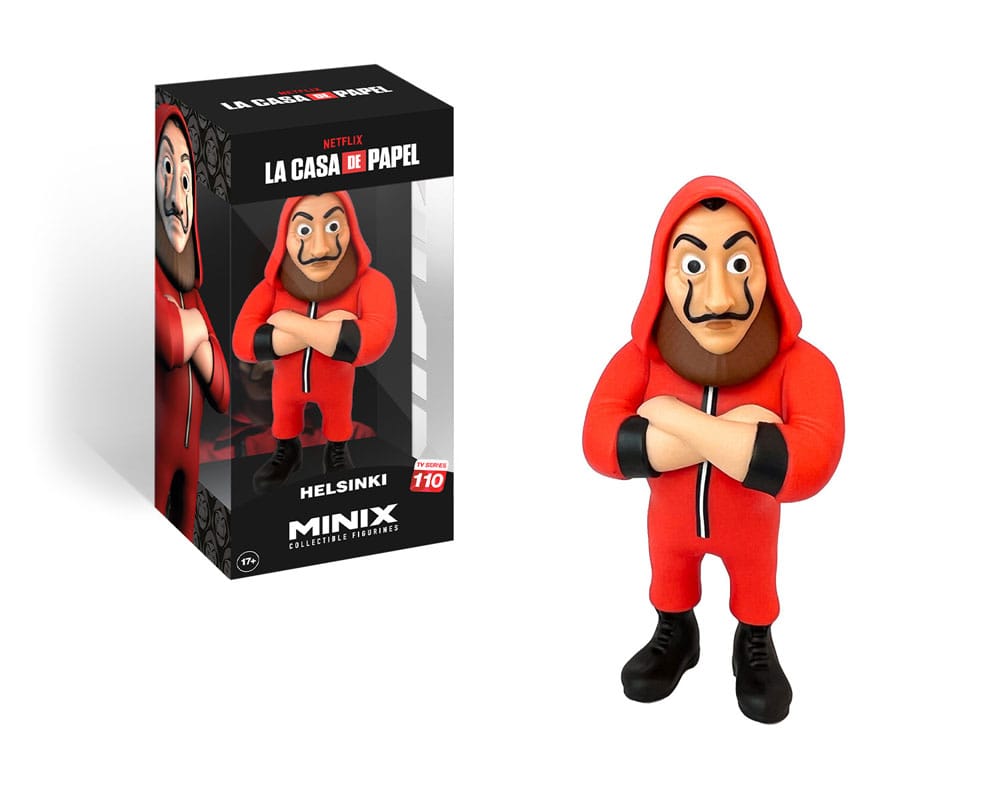 Money Heist Minix Figure Helsinki w/ Mask 12 cm 8436605113852