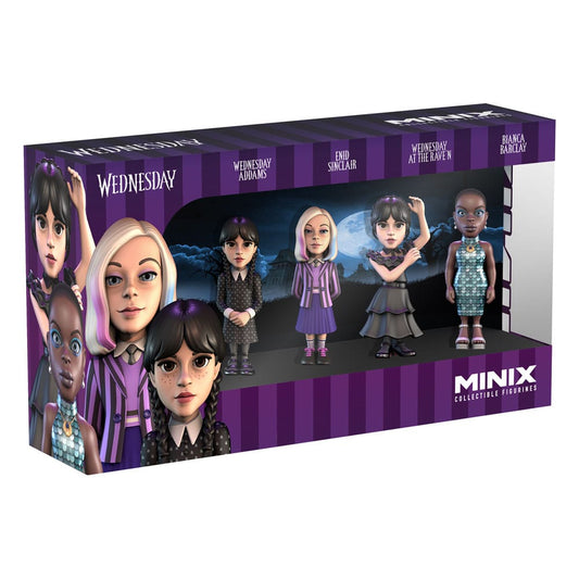 Wednesday Minix Figures 4-Pack 7 cm 8436605114781