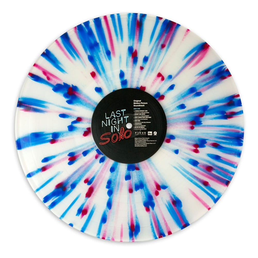 Last Night In Soho Original Motion Picture Soundtrack by Various Artists Vinyl 2xLP Red and Blue 0810041487117