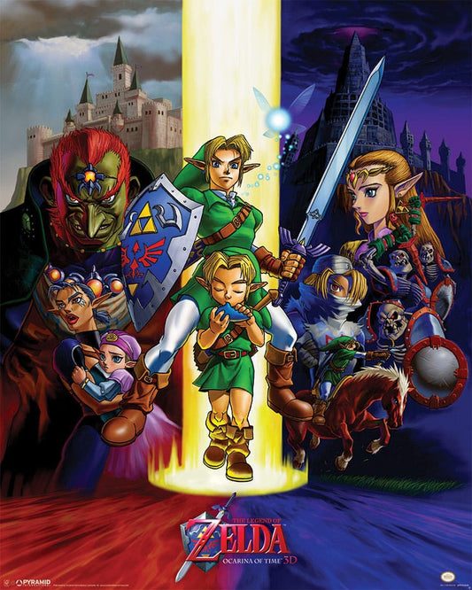 The Legend of Zelda Poster Pack Ocarina of Time 40 x 50 cm (4) 5050293606293