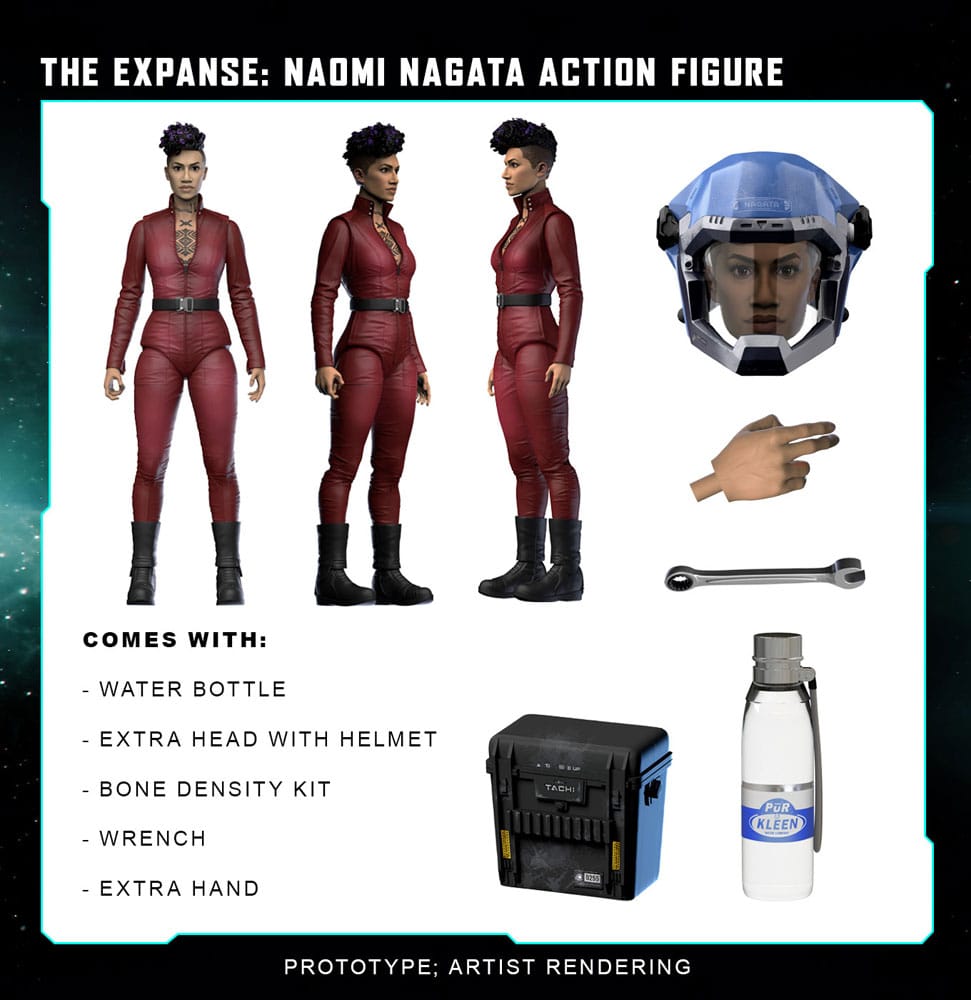 The Expanse Action Figure Naomi Nagata 20 cm 0850048317291