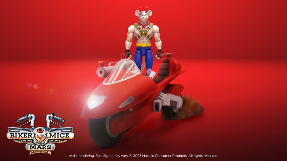 Biker Mice From Mars Vehicle Vinnie's Radical Rocket Sled 25 cm 0850048317185