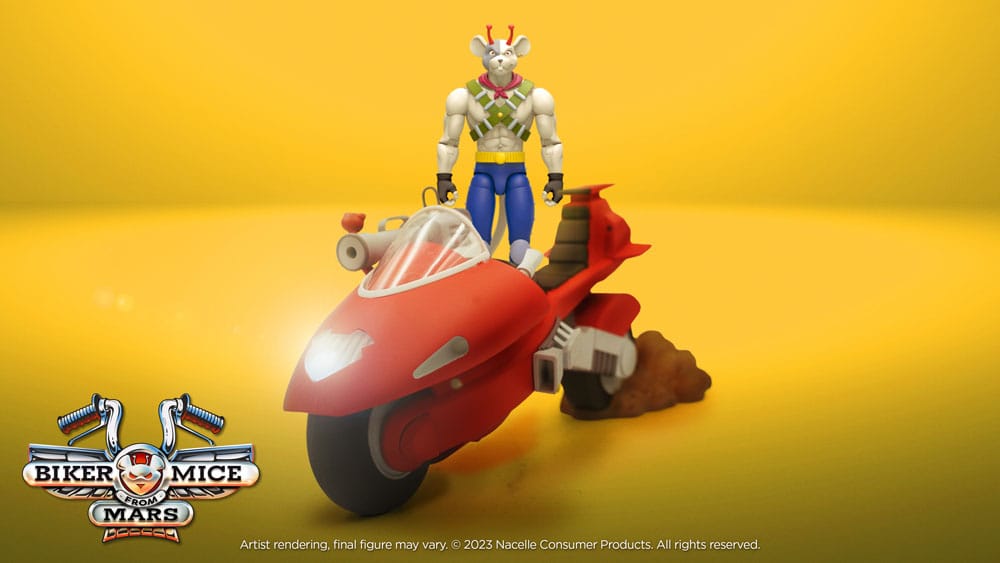 Biker Mice From Mars Vehicle Vinnie's Radical Rocket Sled 25 cm 0850048317185