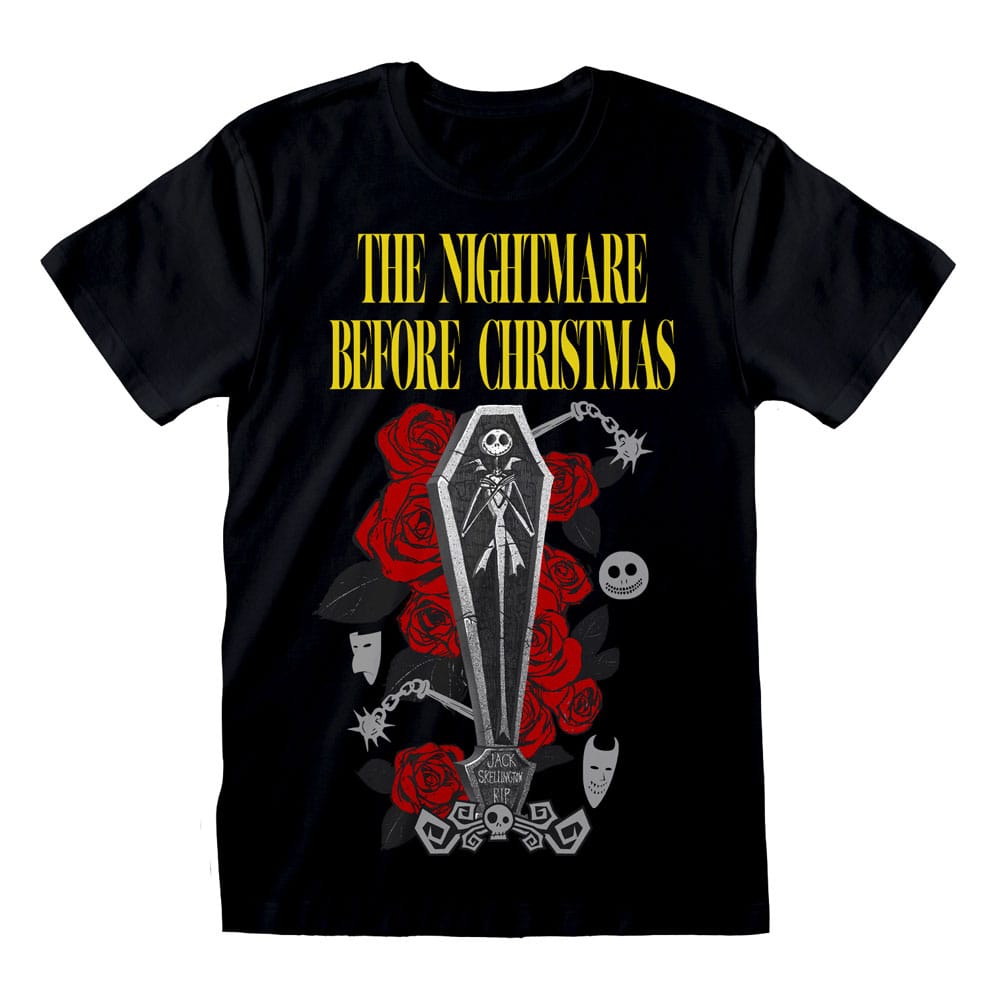 Nightmare Before Christmas T-Shirt Jack Coffin Size XL 5056688522490